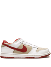 NIKE DUNK LOW PRO "LIGHT STONE/VARSITY RED" SNEAKERS