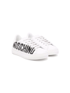 MOSCHINO SIDE LOGO-PRINT SNEAKERS