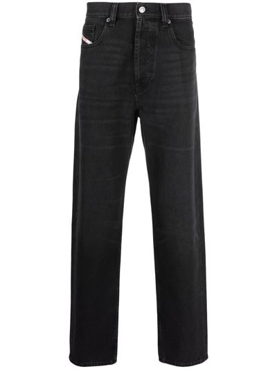 Diesel 2010 D-macs 09b88 Straight-leg Jeans In Black