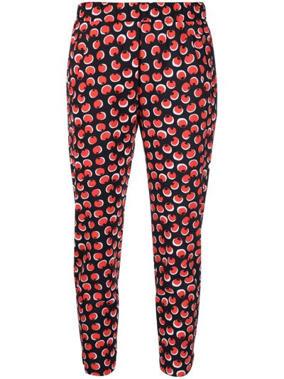 Le Petite Robe Di Chiara Boni Callisto Cropped Trousers In Red