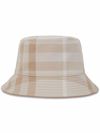 BURBERRY CHECK-PRINT BUCKET HAT
