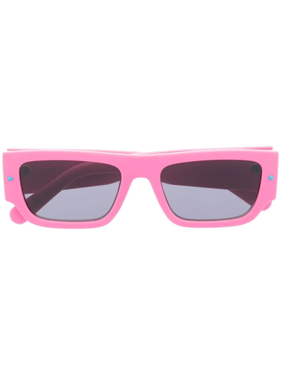 Chiara Ferragni Eye-arm Square Sunglasses In Pink
