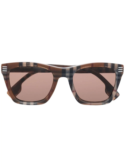 Burberry Eyewear Square-frame Sunglasses In Brown