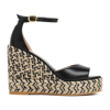 STUART WEITZMAN STUART WEITZMAN  NUDISTCURVE ESPADRILLE WEDGE SHOES