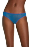 On Gossamer Mesh Bikini In Sapphire Blue