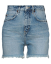 Haikure Woman Denim Shorts Blue Size 28 Cotton In Blue