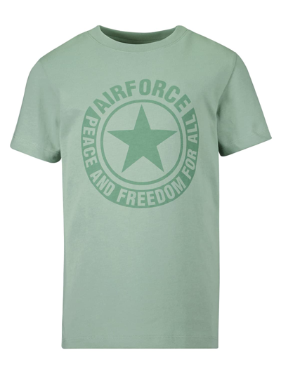 Airforce Kids T-shirt For Boys In Verde