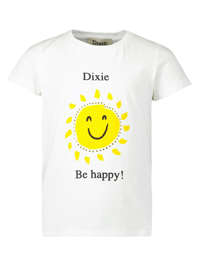 Dixie Kids Maglietta Per Bambini In White