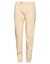 SIVIGLIA SIVIGLIA MAN PANTS BEIGE SIZE 31 COTTON, ELASTANE