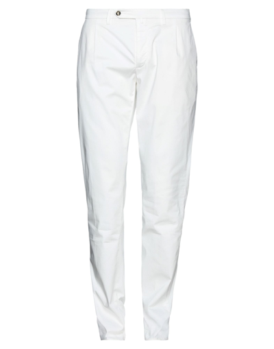 SIVIGLIA SIVIGLIA MAN PANTS WHITE SIZE 38 COTTON, ELASTANE