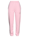 OPENING CEREMONY OPENING CEREMONY WOMAN PANTS PINK SIZE L COTTON, ELASTANE