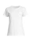 Vineyard Vines Whale Pocket T-shirt In White