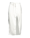 TOPSHOP TOPSHOP WOMAN MAXI SKIRT WHITE SIZE 6 POLYESTER, ELASTANE