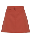Vicolo Mini Skirts In Rust