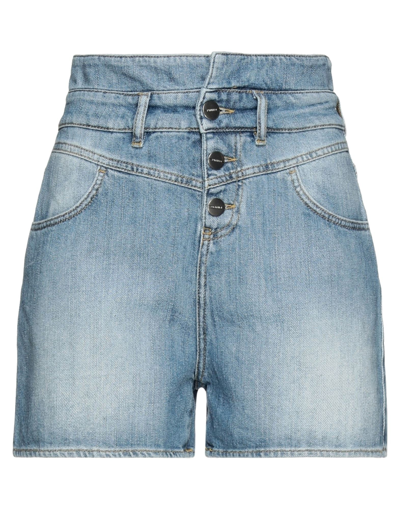 Pinko Denim Shorts In Blue