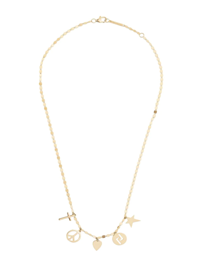 Lana 14k Yellow Gold Charm Necklace