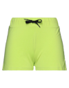 FREDDY FREDDY WOMAN SHORTS & BERMUDA SHORTS ACID GREEN SIZE S COTTON, ELASTANE