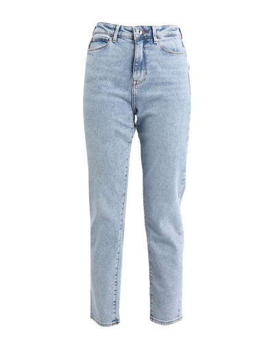 Only Woman Jeans Blue Size 32w-32l Cotton, Elastane