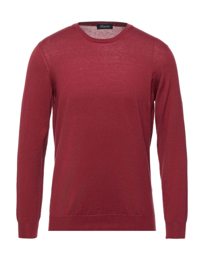 Drumohr Sweaters In Red