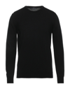 Grey Daniele Alessandrini Sweaters In Black