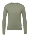 Napapijri Sweaters In Military Green