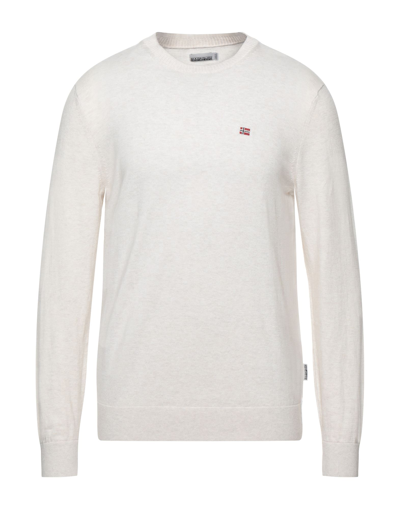Napapijri Sweaters In Beige