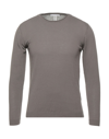 Grey Daniele Alessandrini Sweaters In Grey