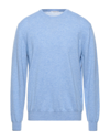 Kangra Cashmere Sweaters In Pastel Blue