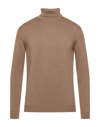 ROBERTO COLLINA ROBERTO COLLINA MAN TURTLENECK CAMEL SIZE 42 MERINO WOOL