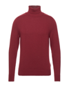 Mc George Turtlenecks In Maroon