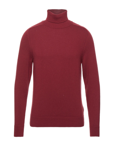 Mc George Turtlenecks In Maroon