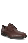 ECCO MAITLAND PLAIN TOE LEATHER DERBY