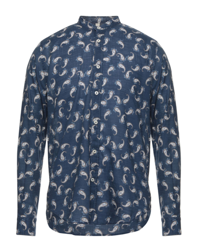 Portofiori Shirts In Blue