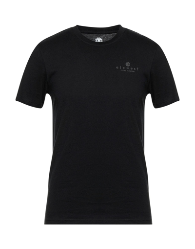 Element T-shirts In Black