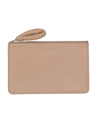 Lemaire Pouches In Beige