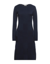 Cashmere Company Short Dresses In Blue