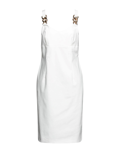 Clips More Midi Dresses In White