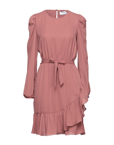 Soallure Short Dresses In Pink