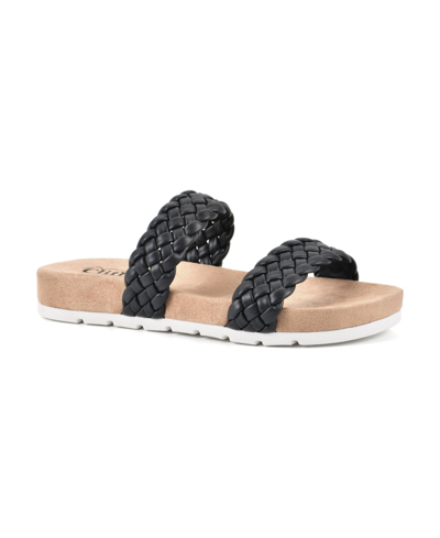 CLIFFS BY WHITE MOUNTAIN WOMEN'S TRULY SLIDE SANDALS