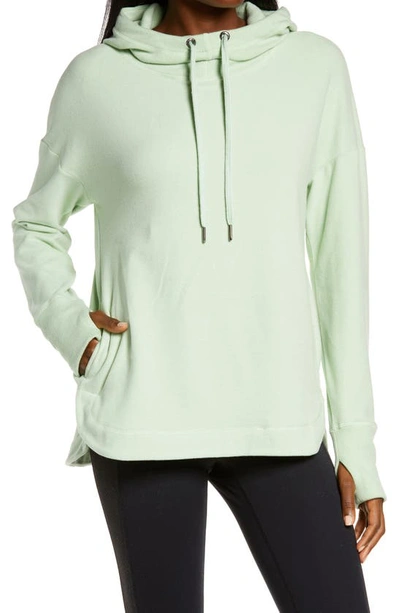 Sweaty Betty Escape Fleece Hoodie In Terrain Green