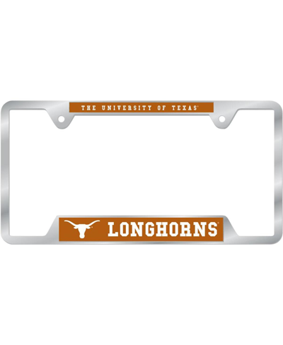 Wincraft Texas Longhorns License Plate Frame In Silver