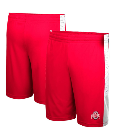 Colosseum Youth Boys  Scarlet Ohio State Buckeyes Very Thorough Colorblock Shorts