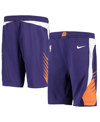 NIKE BIG BOYS NIKE PURPLE PHOENIX SUNS 2020/21 SWINGMAN PERFORMANCE SHORTS