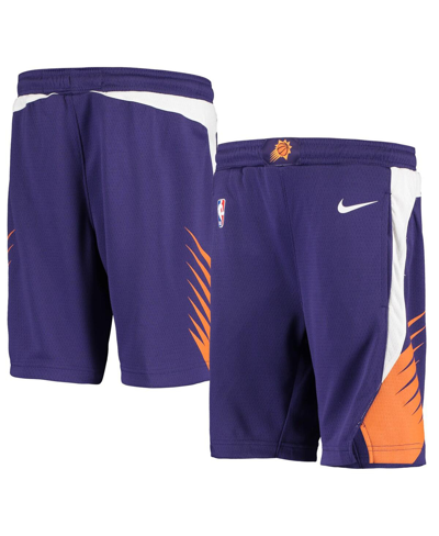 Nike Kids' Big Boys  Purple Phoenix Suns 2020/21 Swingman Performance Shorts