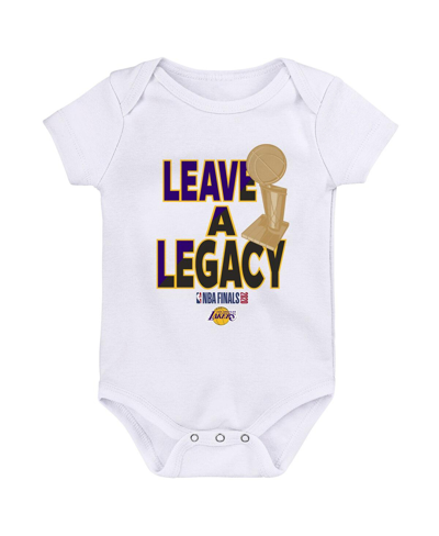 Outerstuff Unisex Newborn Infant White Los Angeles Lakers 2020 Nba Finals Champions Bodysuit