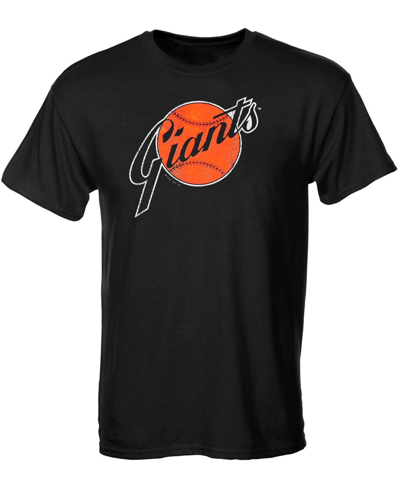 Soft As A Grape San Francisco Giants Youth Cooperstown T-shirt - Black