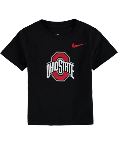 Nike Toddler Boys And Girls  Black Ohio State Buckeyes Logo T-shirt
