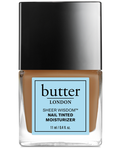 Butter London Sheer Wisdom Nail Tinted Moisturizer In Tan