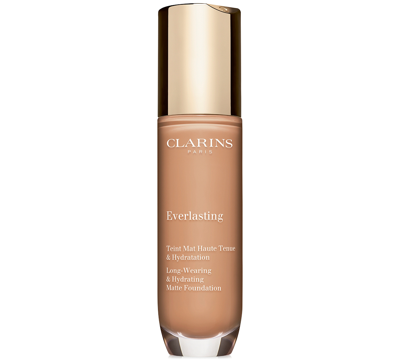 Clarins Everlasting Long-wearing Full Coverage Foundation, 1 Oz. In C Amber