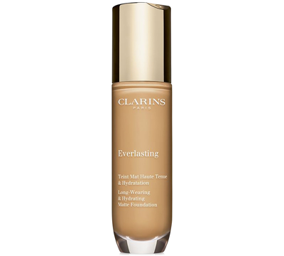 Clarins Everlasting Long-wearing Full Coverage Foundation, 1 Oz. In .w Caramel